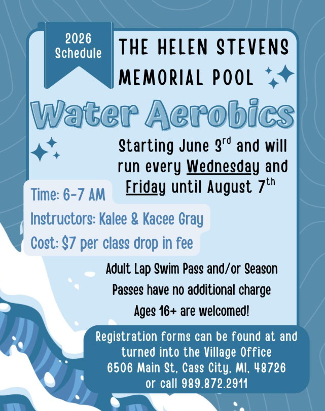 Water Aerobics Pool Flyer